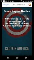 Quotes from Steve Rogers A.K.A. Captain America تصوير الشاشة 2