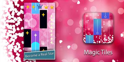 Magic Piano Pink - Music Game 2020 الملصق