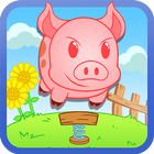 Piggies way home - arcade stage adventure game icon