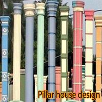 Pillar house design Affiche