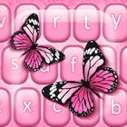 آیکون‌ Pink Butterfly Keyboard