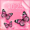 Pink Butterfly Live Wallpaper