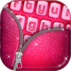 Helder roze toetsenbord-icoon