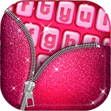 Pink Glitter Keyboard Art icon