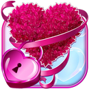 Bloqueio de Tela Coração de Amor Rosa APK