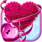 آیکون‌ Pink Love Heart Lock Screen Pattern
