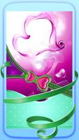 برنامه‌نما Pink Love Heart Lock Screen Pattern عکس از صفحه