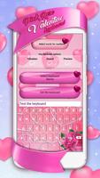 Pink Rose Valentine Keyboard poster