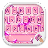 粉红色钻石键盘