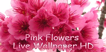 Pink Flowers Live Wallpaper HD