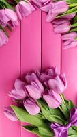 Pink Tulips Live Wallpaper 스크린샷 3