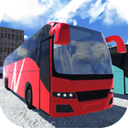 Coach Bus Parking 3D ไอคอน