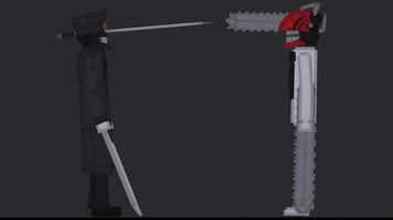 Katana Chainsaw Mod Melon скриншот 3