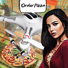 Drone Pizza Home Deliver online icône