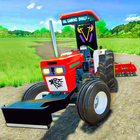 Tractor Driver Tractor Trolley icono