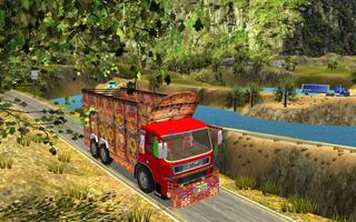 Hill Cargo Truck Driving Game capture d'écran 2