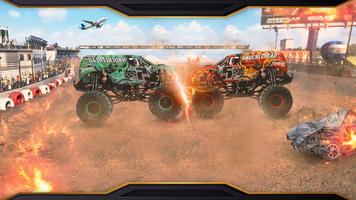 permainan mobil monster poster