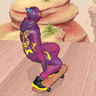 Ragdoll Downhill Skateboarding icône
