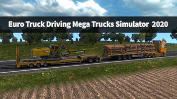 Euro Truck Driving Mega Trucks Affiche