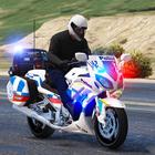 Police Moto Chase and Real Mot icono