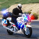 Police Moto Chase and Real Mot icono