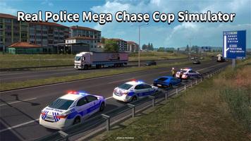 Police Car Chase Thief Real Po Affiche