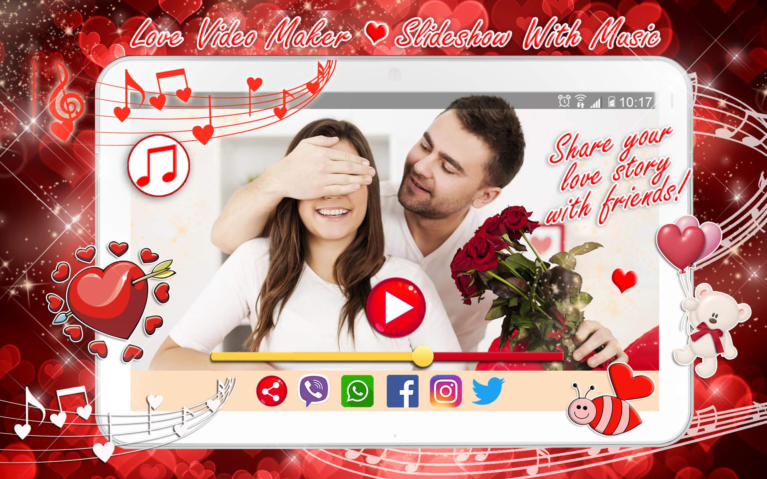 Verbazingwekkend Liefde 💘 Video Maken met Fotos en Muziek for Android - APK Download HR-92