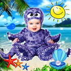 Cute Baby Photo Montage ikona