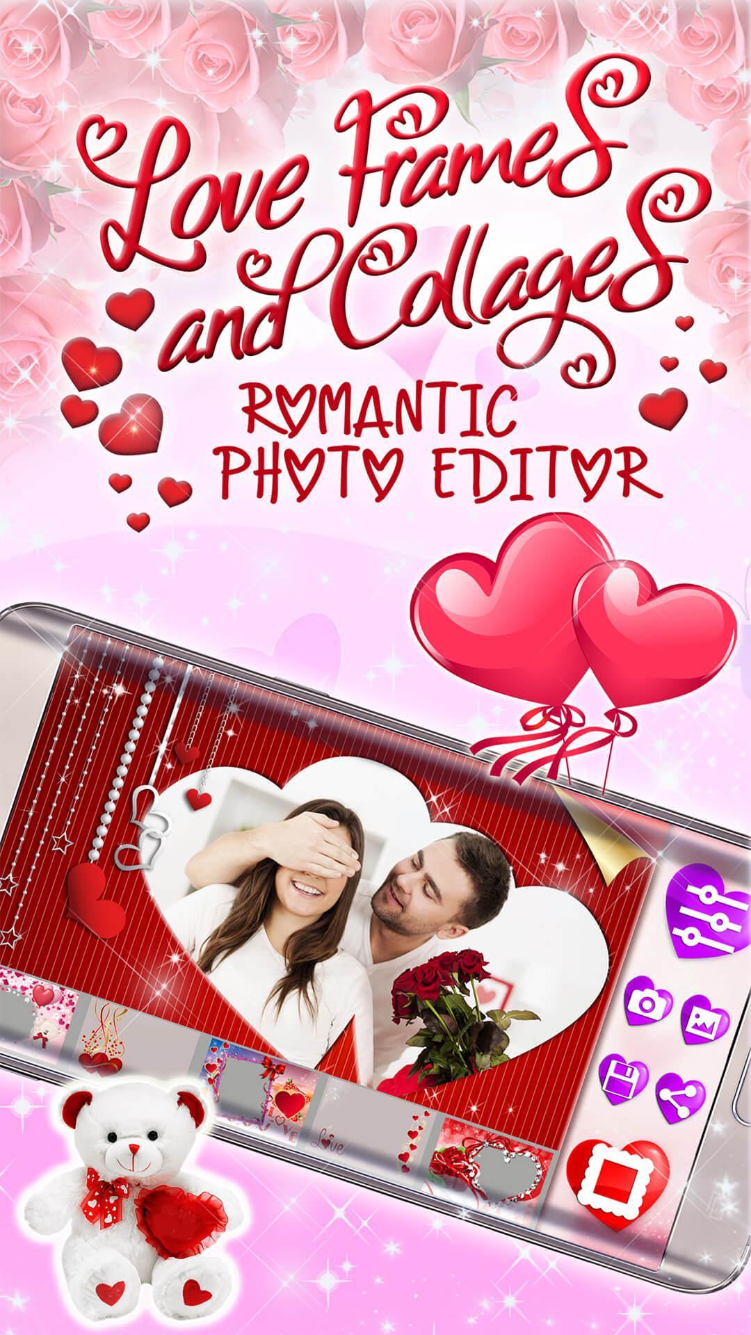 Verwonderlijk Fotolijst Liefde 💖 Romantische Foto's Bewerken for Android - APK GO-85