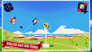 برنامه‌نما Ertugrul Gazi Kite Flying Game عکس از صفحه