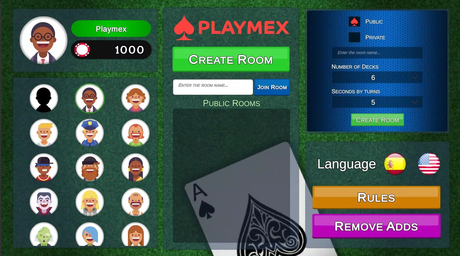 Free Online Multiplayer Blackjack Game - Up to 5 Players at Once