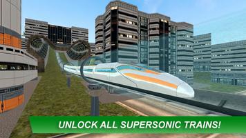 Hyperloop: train simulator poster