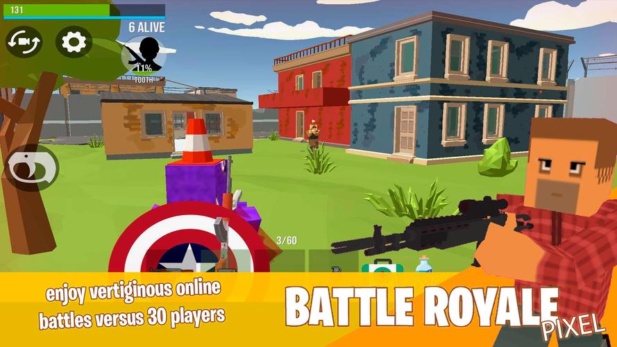 Android용 픽셀 배틀 로얄 Fps 슈팅 3d 게임을 오프라인으로 Apk 다운로드