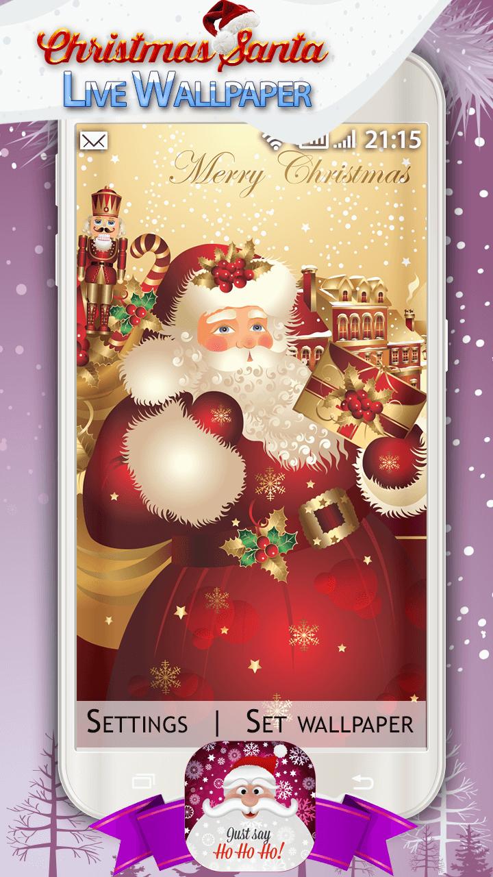 Sfondi Natalizi Animati Per Android.Babbo Natale Sfondi Animati For Android Apk Download