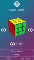 Rubik Cube 3D Puzzle الملصق