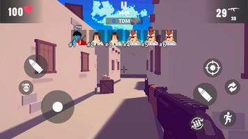 Blox Arena: Gun Shooter FPS स्क्रीनशॉट 1