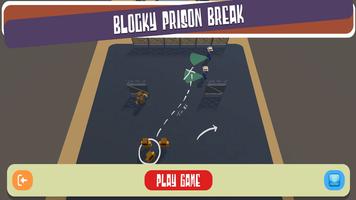 Blocky Prison Break Poster