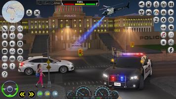 Police Car Driving Car Chase imagem de tela 2