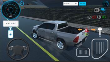 Revo Hilux Car Game Simulator পোস্টার