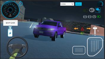 Revo Hilux Car Game Simulator captura de pantalla 1