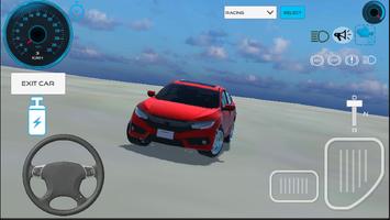 Honda Civic Car Game Plakat