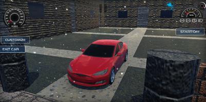 Tesla Car Game 스크린샷 1