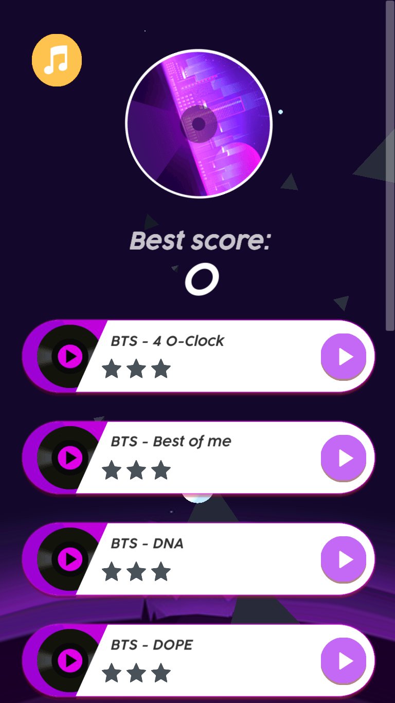 BTS Hop KPOP Dancing Tiles Game APK للاندرويد تنزيل