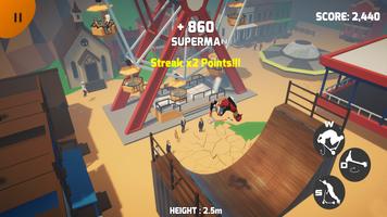 Freestyle Scooter Game Flip 3D постер