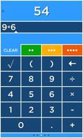Solve - A colorful calculator poster
