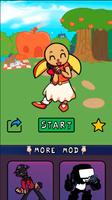 Pompom FNF Mod Test Character постер