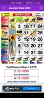 Kalendar Kuda 2025 - MALAYSIA imagem de tela 2
