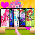 Rainbow  wallpapers  poni