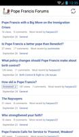 Pope Francis Forums captura de pantalla 2