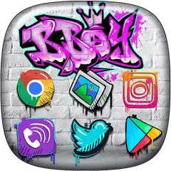 Graffiti Icon Pack Changer APK download